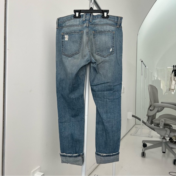 Current Elliot distressed baggy mid to low waist jeans - Picture 4 of 4